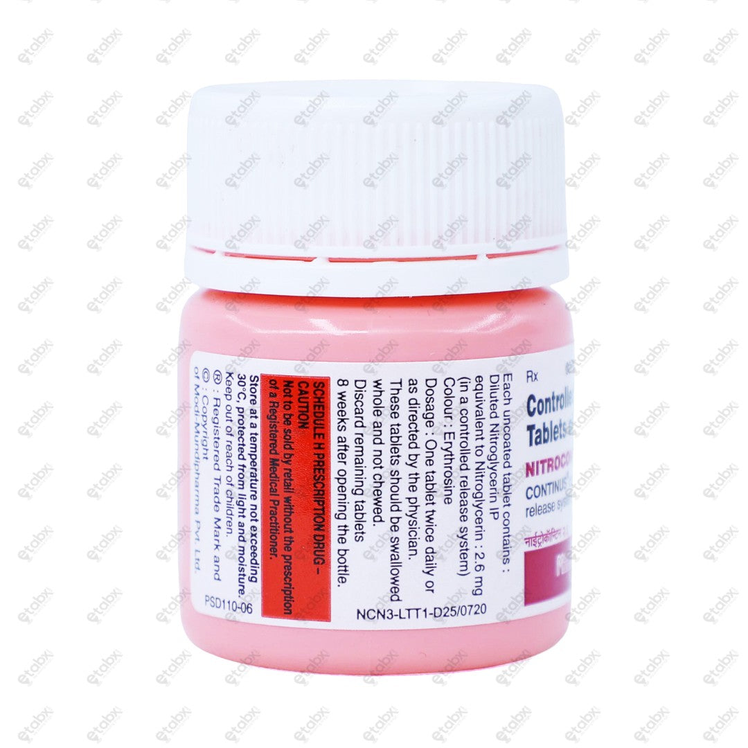 NITROCONTIN 2.6MG Tablets 30'S