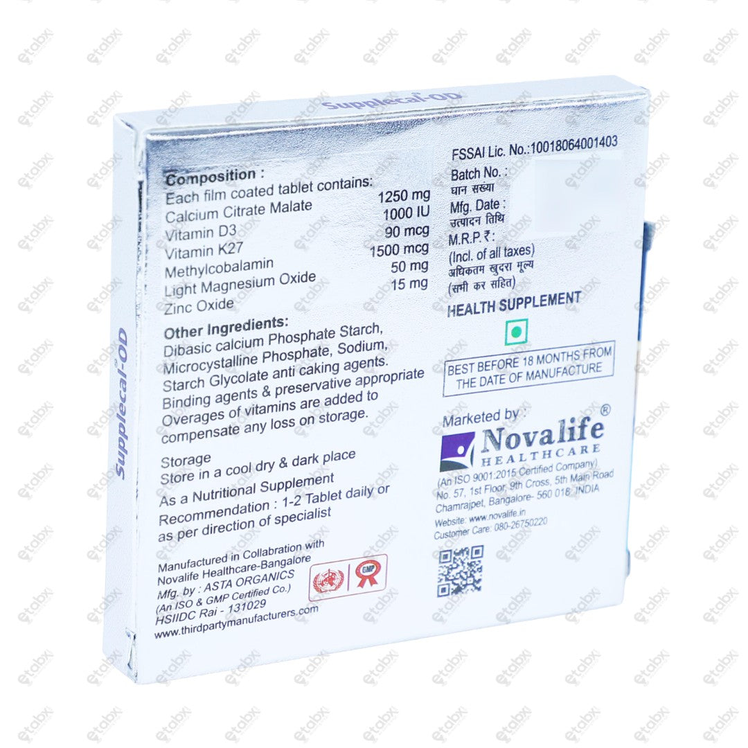 Supplecal OD Tablet 15s