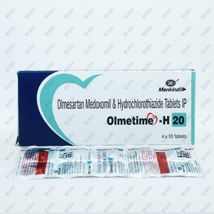 Olmetime H 20mg Tablet 10's