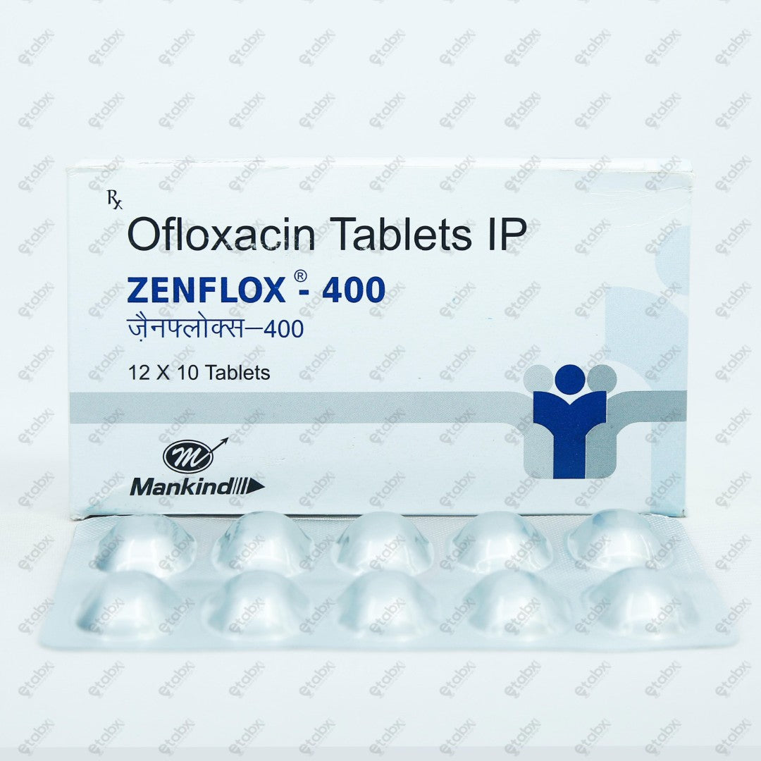 Zenflox 400mg Tablet 10's