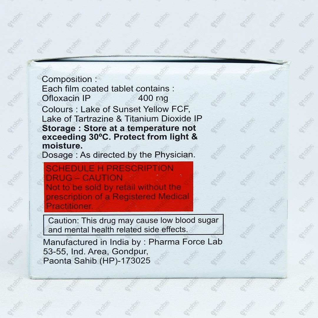 Zenflox 400mg Tablet 10's