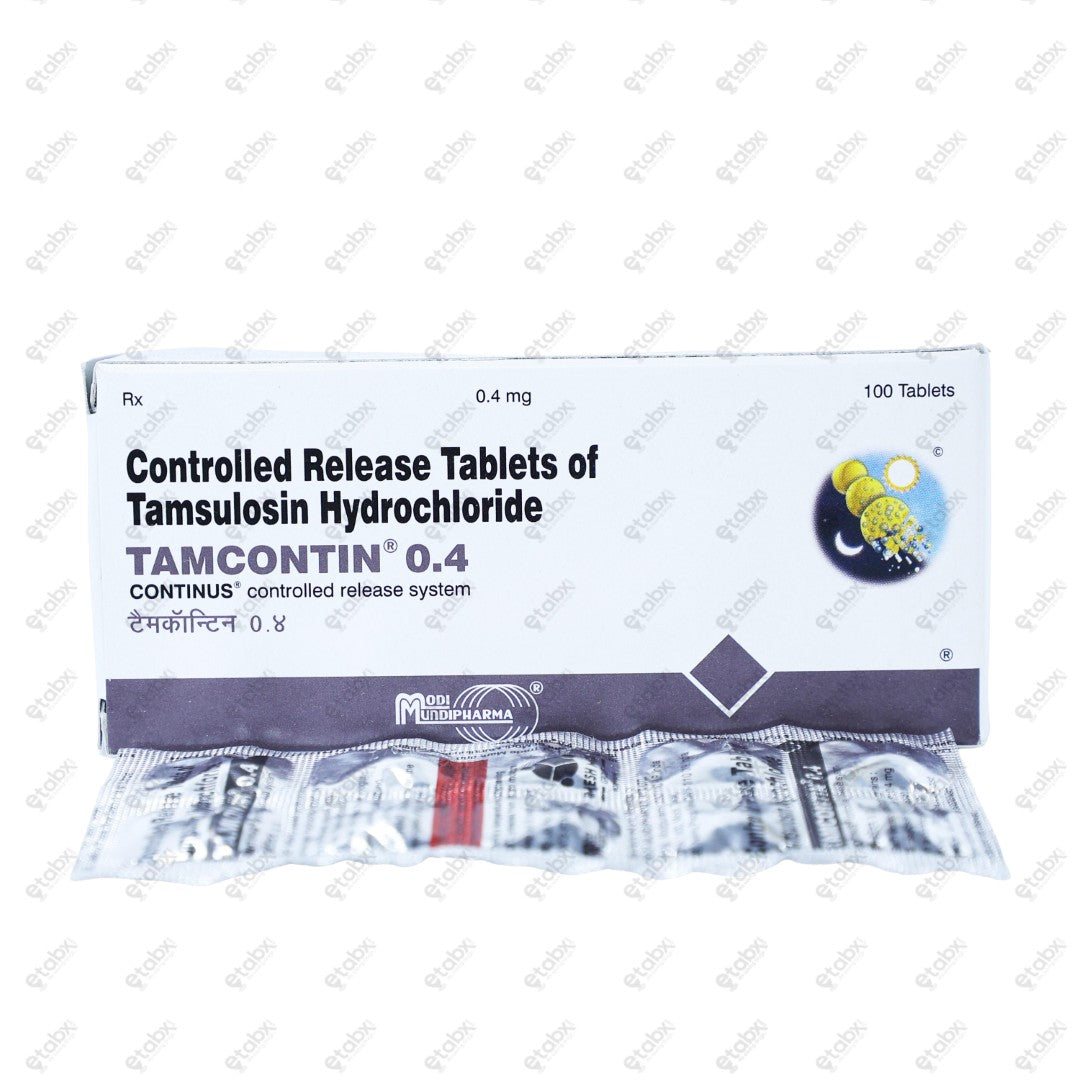 TAMCONTIN 0.4mg Tablets 10's