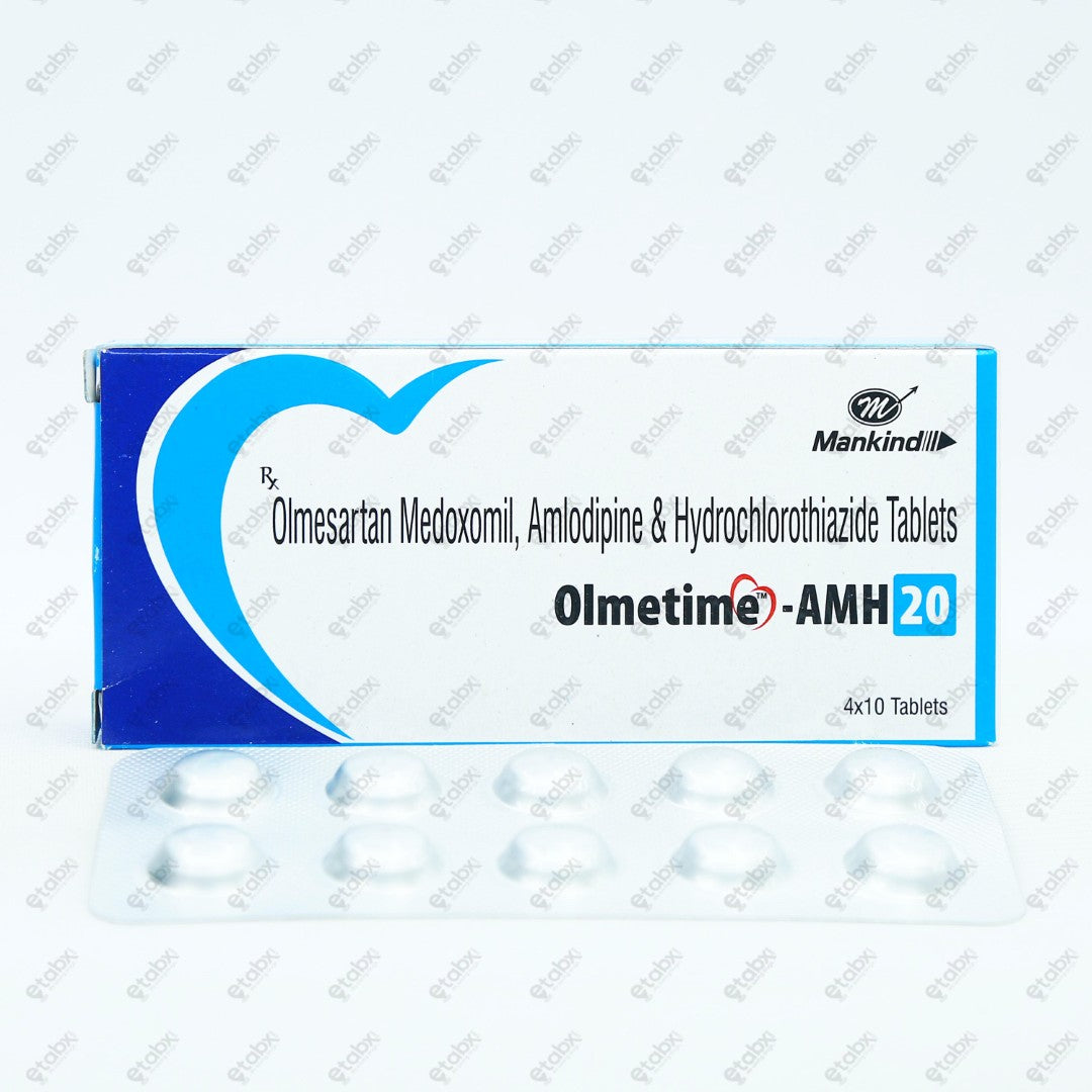 Olmetime AMH 20mg Tablet 10's