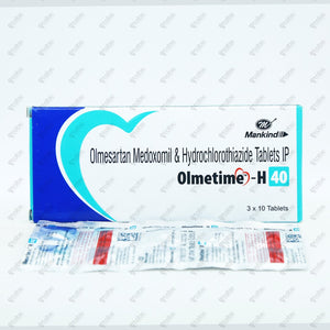 Olmetime H 40mg Tablet 10's