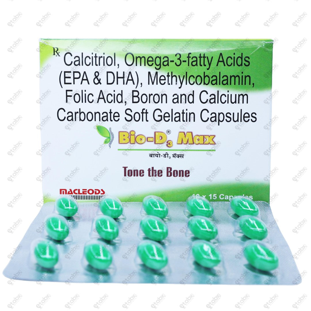 Bio D3 Max Capsule 15's