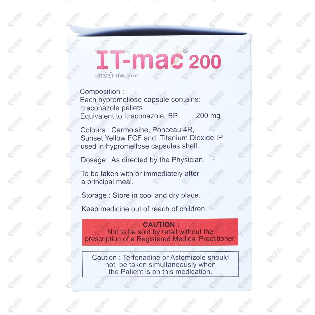 IT Mac 200mg Capsule 8's