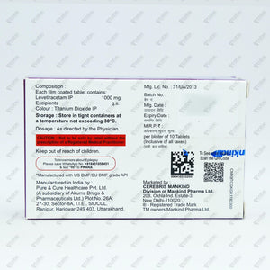 EPIFAST 1000mg Tablet 10's