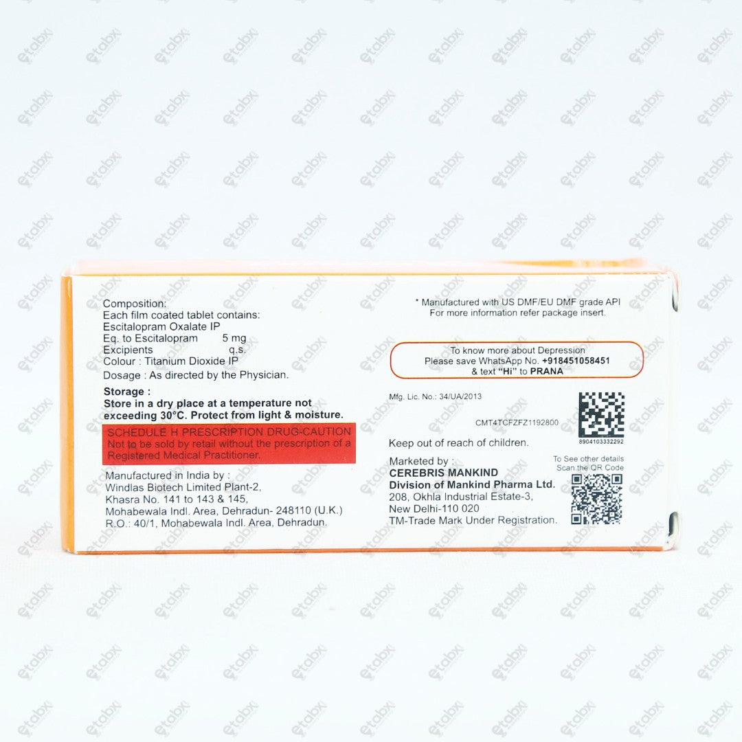 Ecitelo 5mg Tablet