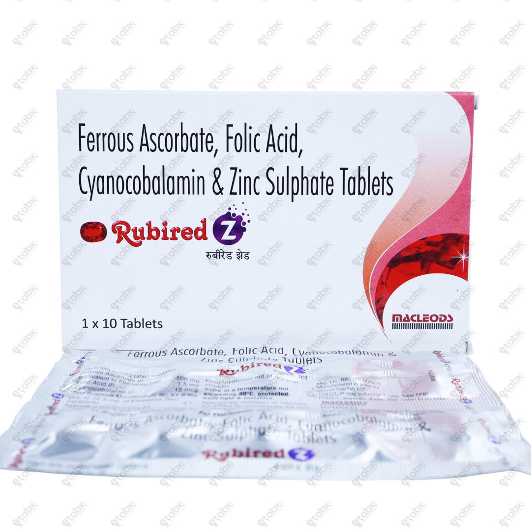 Rubired Z Tablets 10's