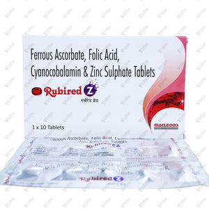 Rubired Z Tablets 10's