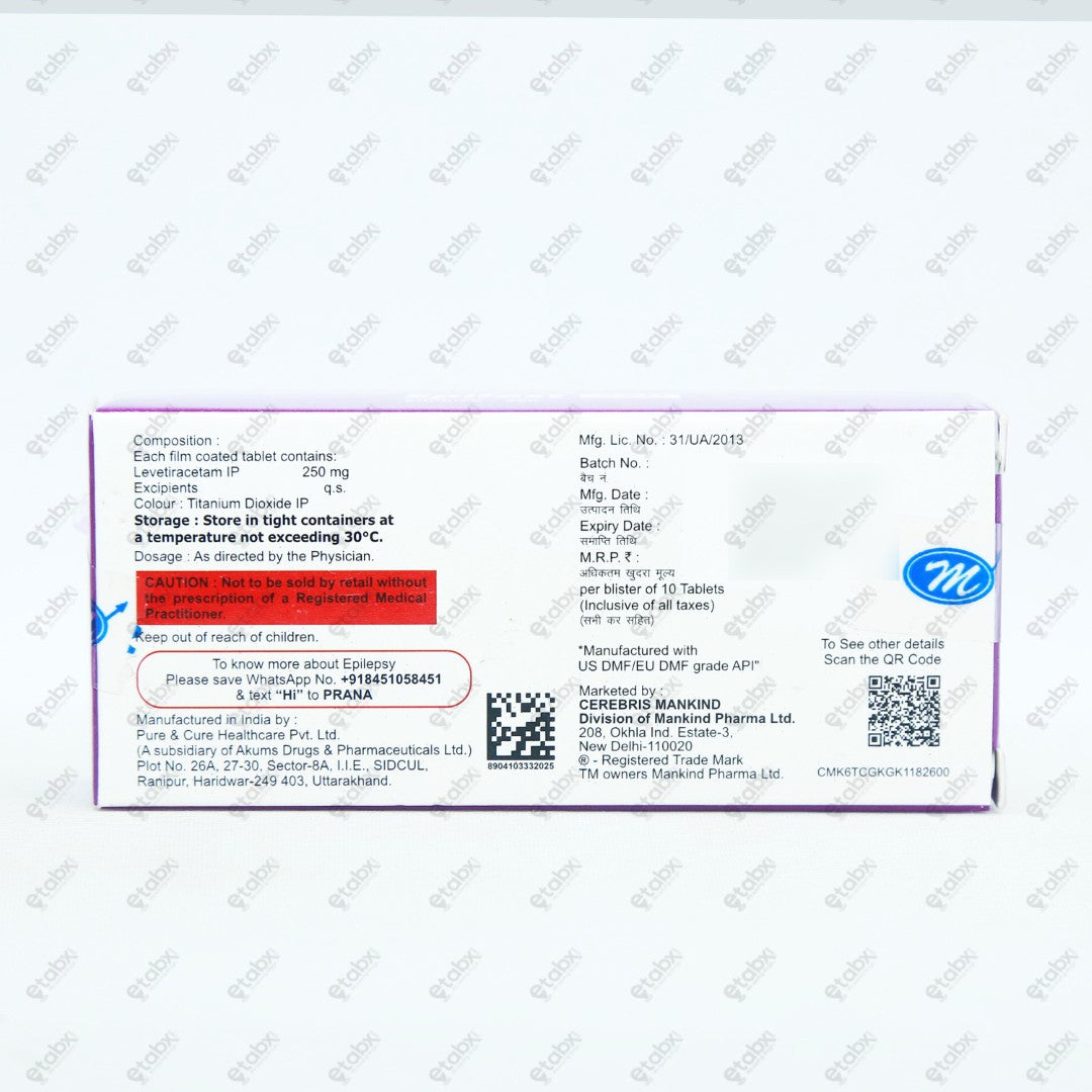 EPIFAST 250MG Tablets 10S