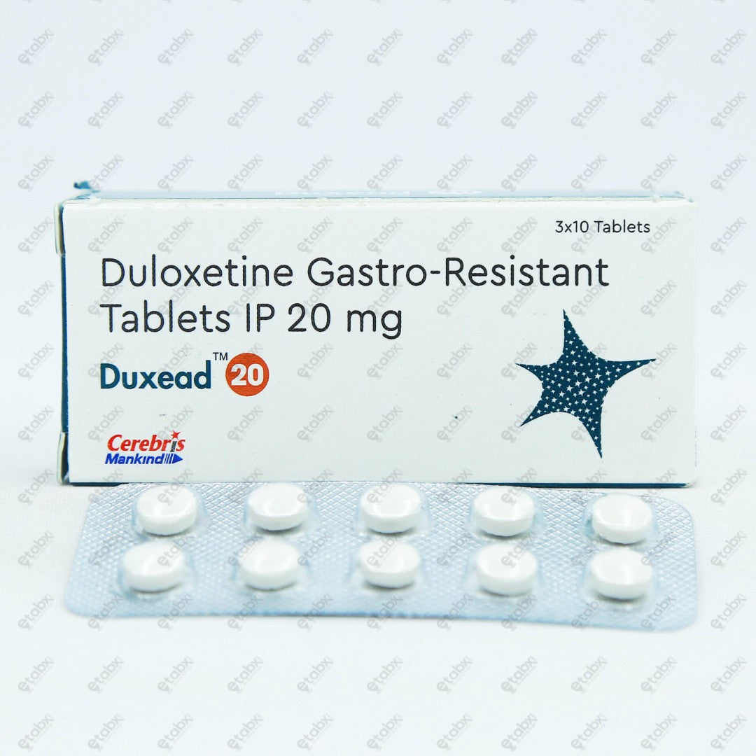 Duxead 20mg Tablet 10's