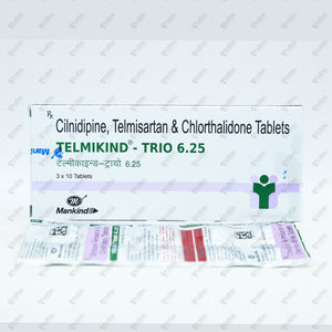 Telmikind Trio 6.25mg Tablet 10's