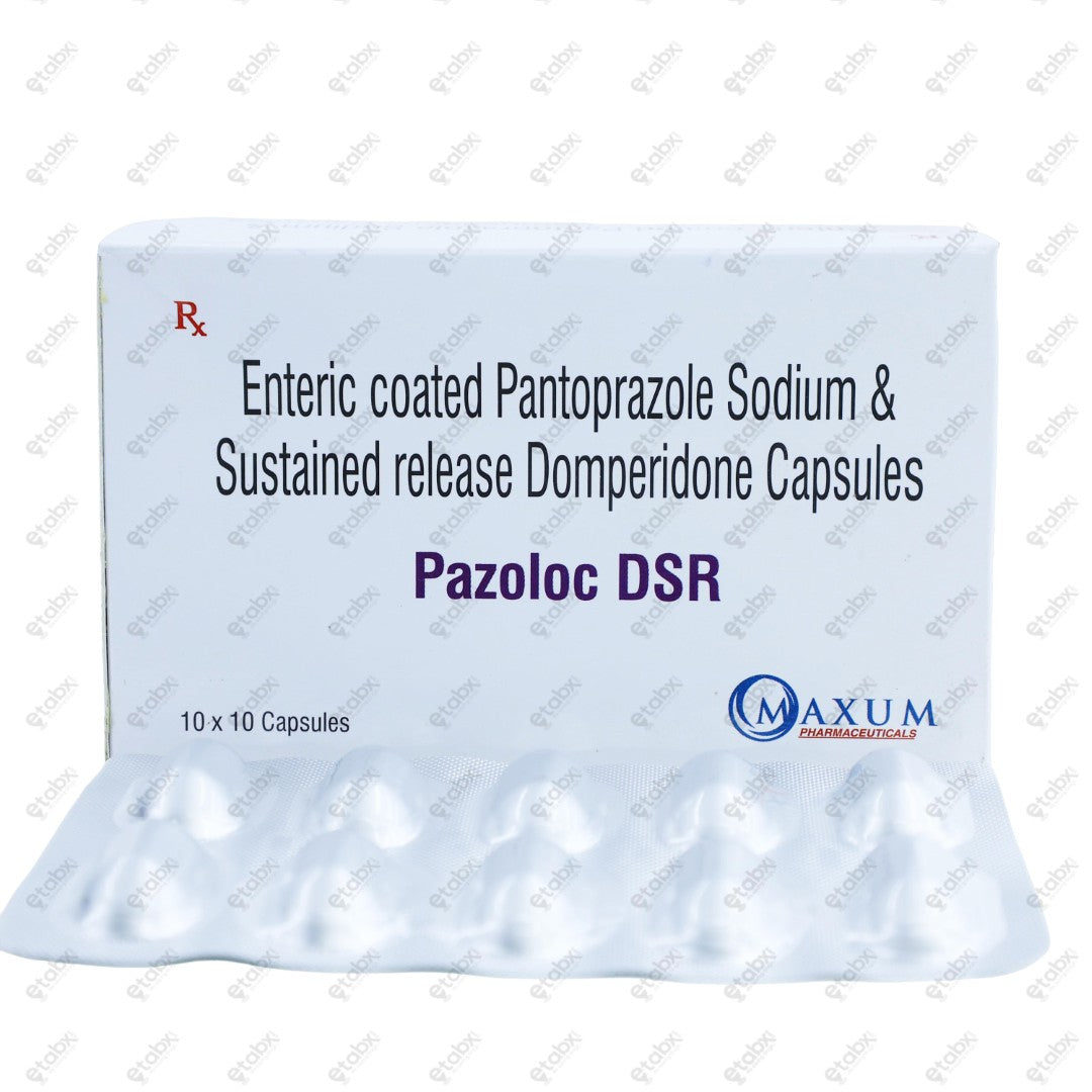 Pazoloc DSR Capsule 10's