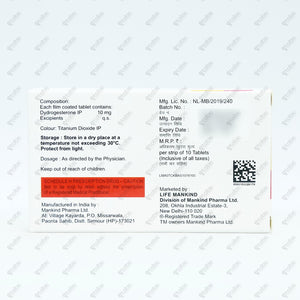 Dydroboon Tablet 10's