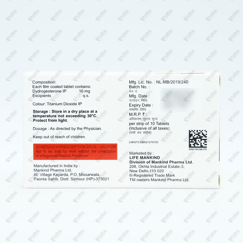 Dydroboon Tablet 10's