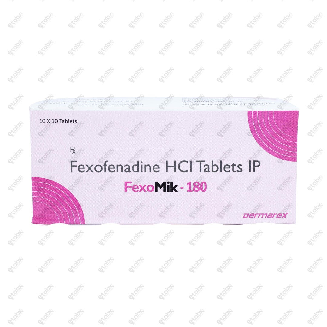 Fexomik 180mg Tablet 10's