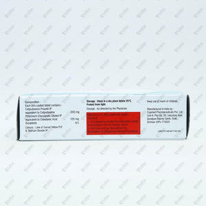 Gudcef CV 200mg Tablet 10's
