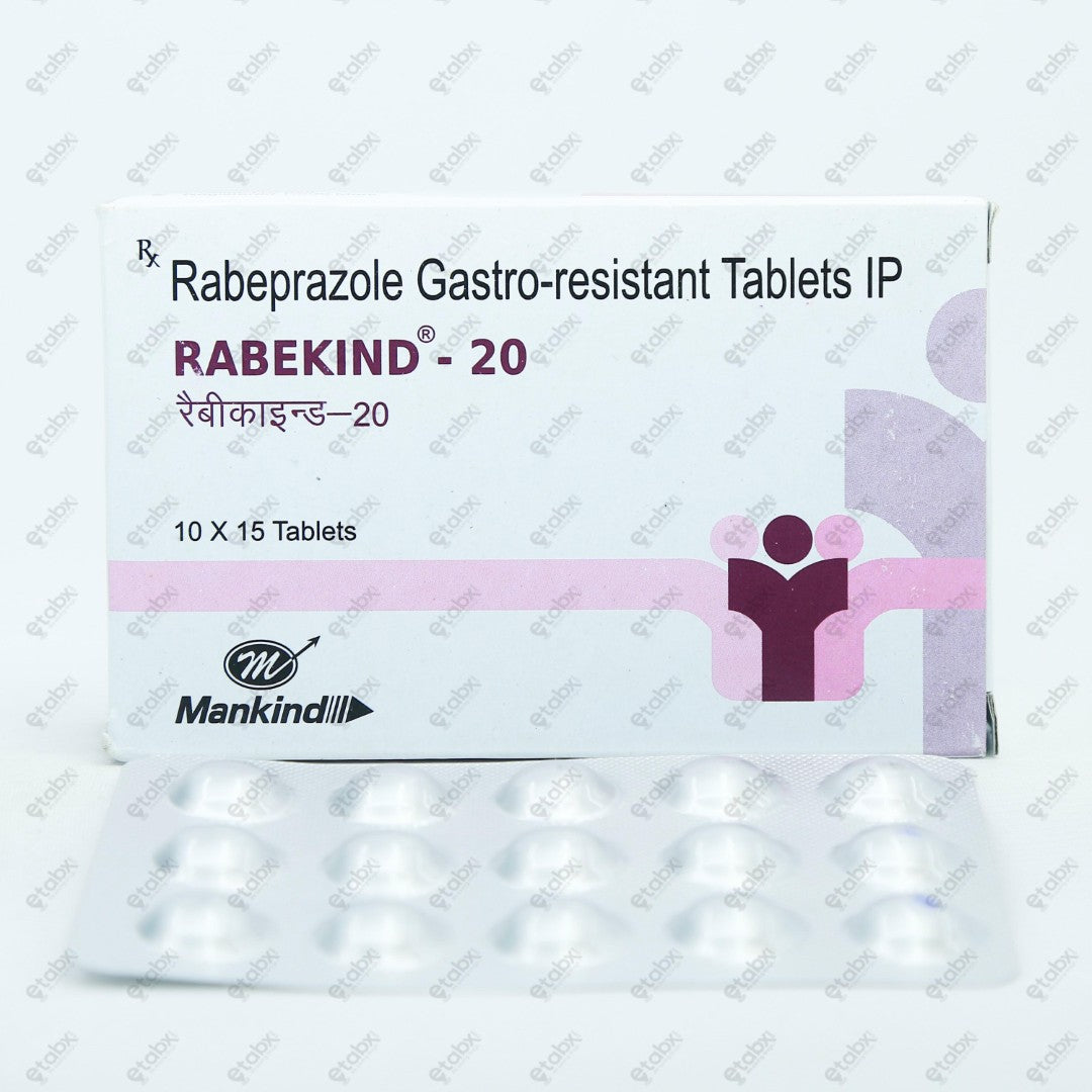 Rabekind 20mg Tablet 15's