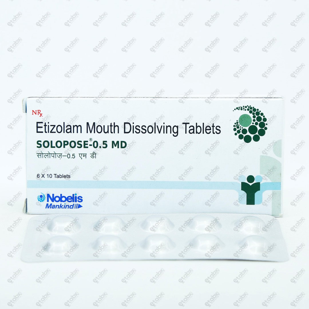 SOLOPOSE 0.5 MD Tablet 10's