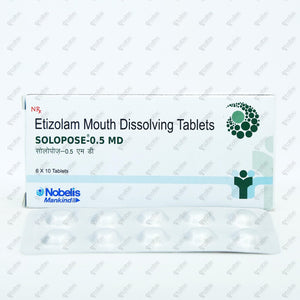 SOLOPOSE 0.5 MD Tablet 10's