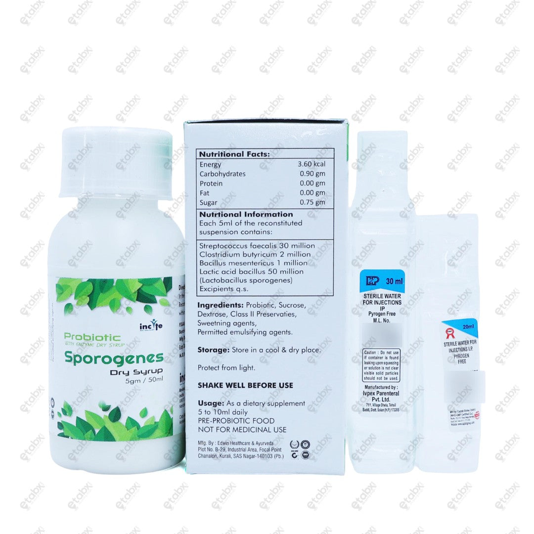 Sporogenes Dry Syrup 50 ml