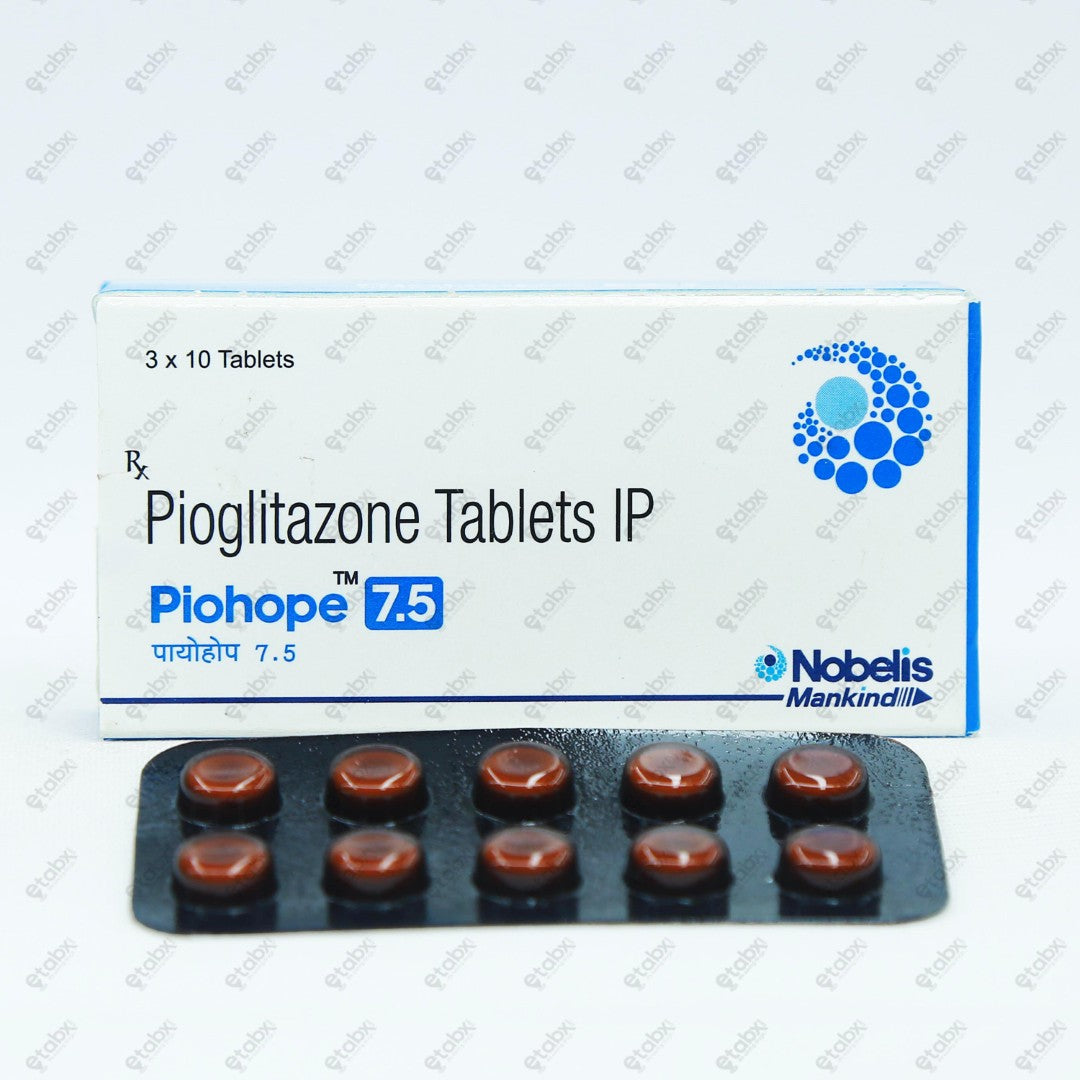 PIOHOPE 7.5mg Tablet 10's