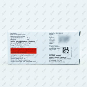 PIOKIND 15mg Tablet 10's