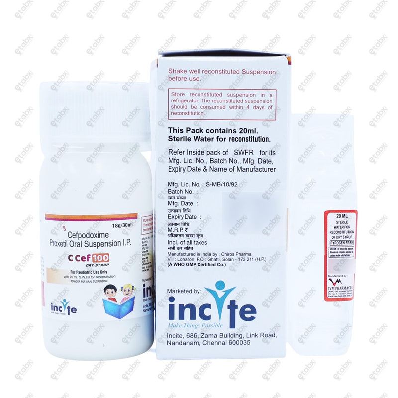 C CEF 100 Syrup 30ml