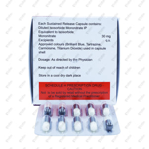 Mono Isordil SR 30 Capsule 10's