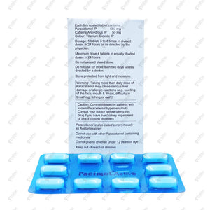 PACIMOL ACTIVE Tablets (10's)
