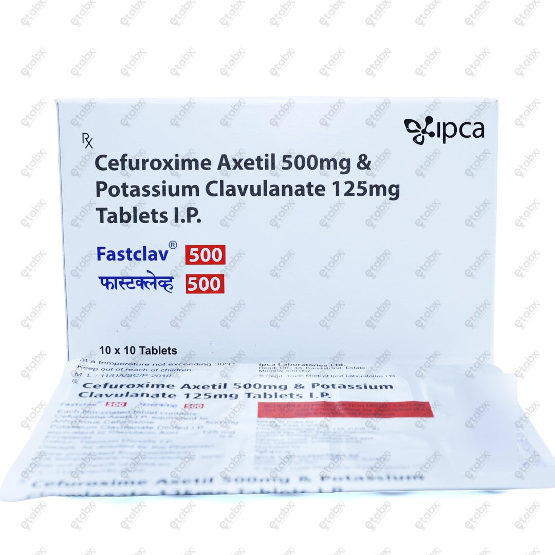 Fastclav 500mg Tablet 10's