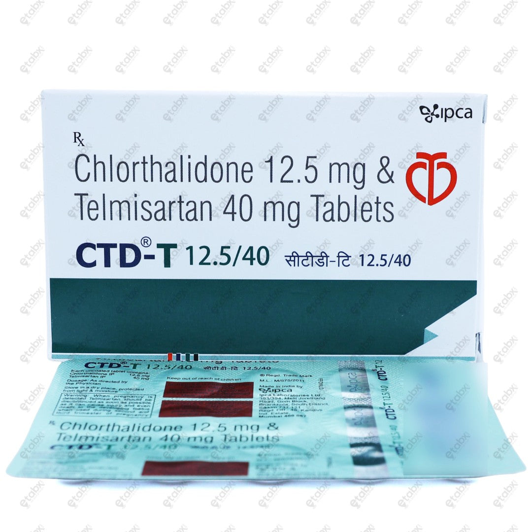 CTD T 12.5/40 Tablet 15's