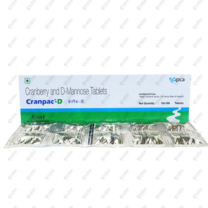 Cranpac D Tablets 10's