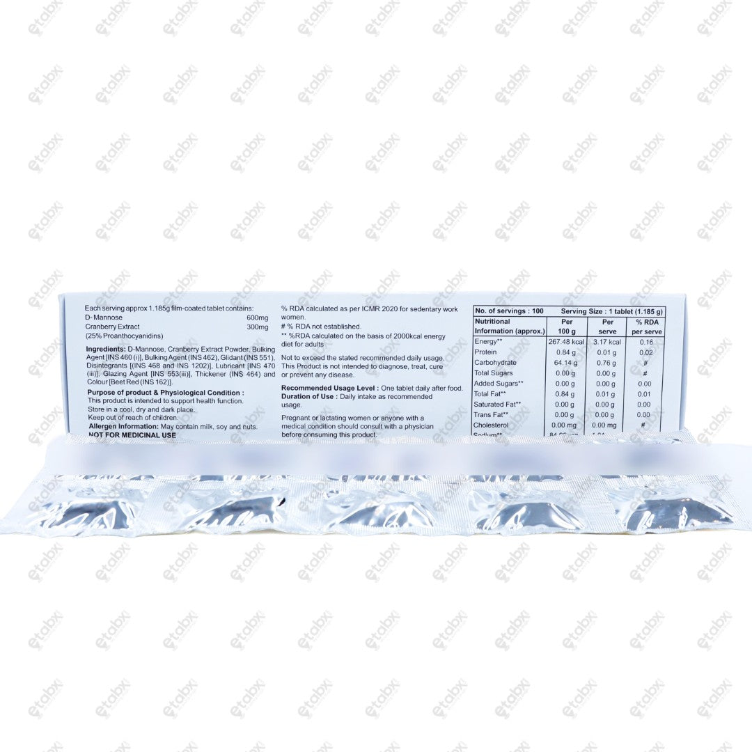 Cranpac D Tablets 10's