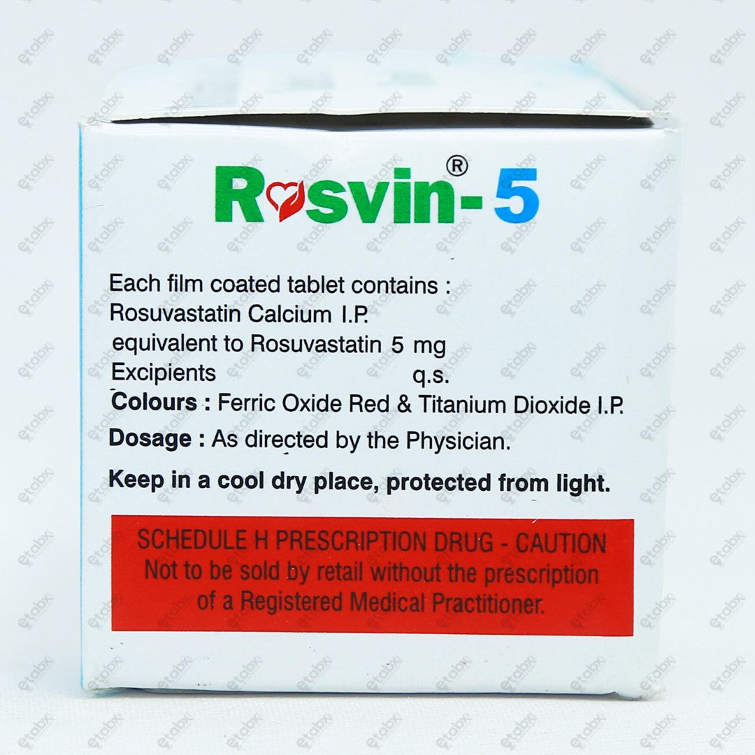 Rosvin 5mg Tablets 10's