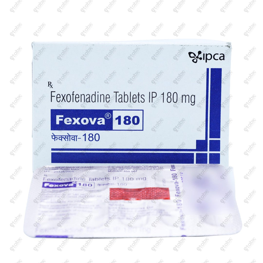 Fexova 180mg Tablet 10's