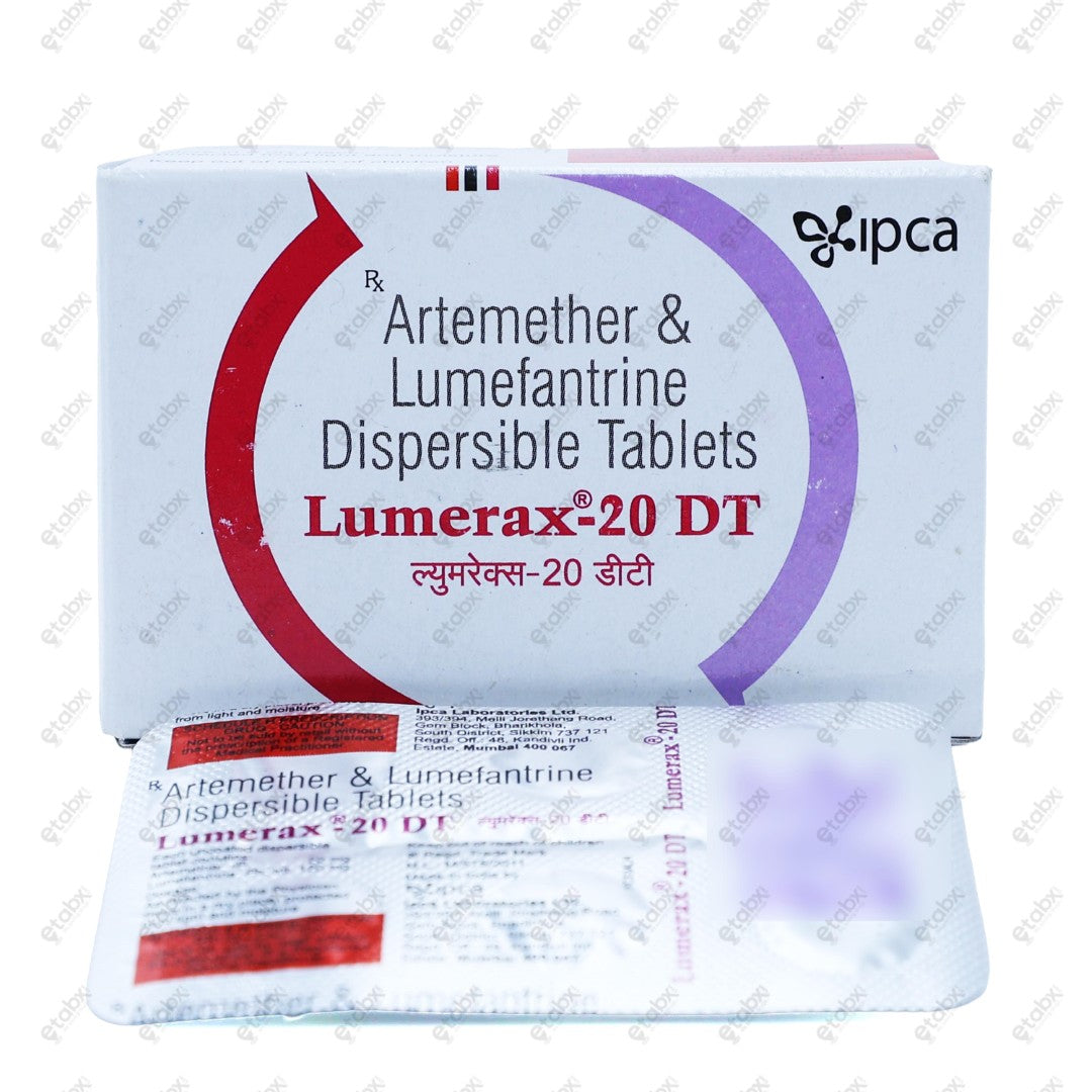 LUMERAX 20 DT Tablets (6's)
