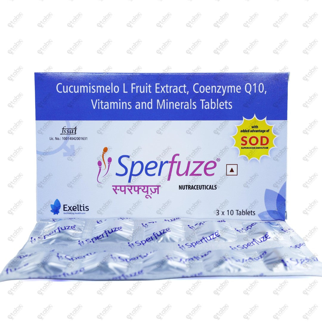 Sperfuze Tablet 10's
