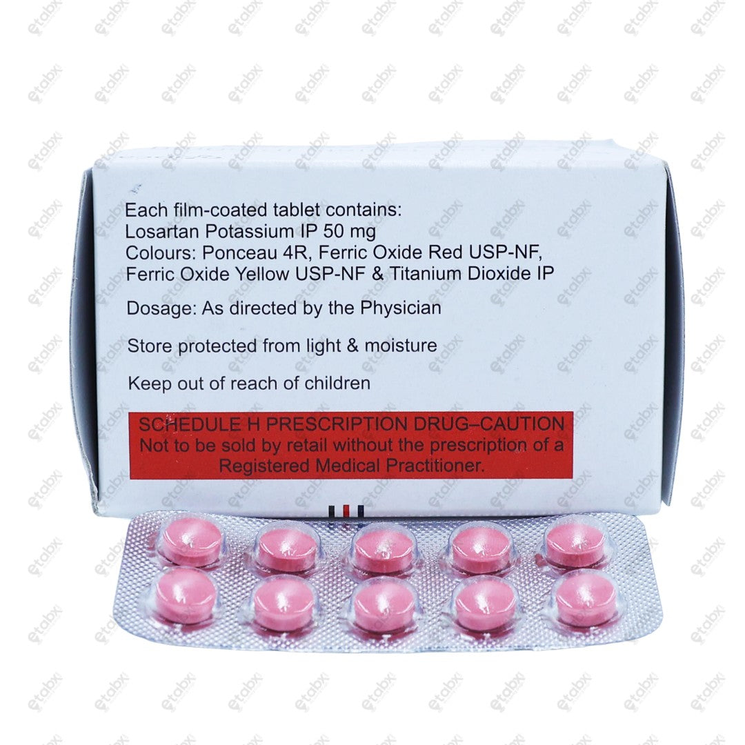Losanorm 50mg Tablet 10's