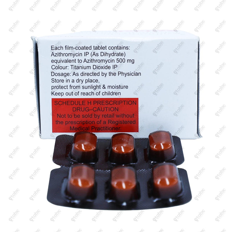 Azifast 500mg Tablet 6's