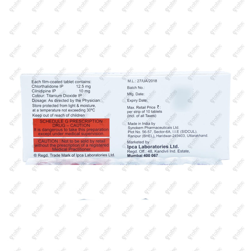 CTD C 12.5/10 Tablets 10's