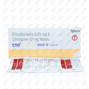 CTD C 6.25/10 Tablets 10's