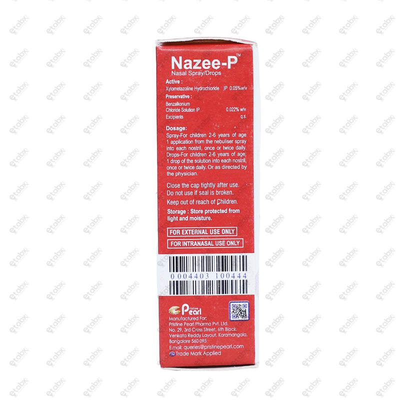 Nazee P Nasal Spray 10ml