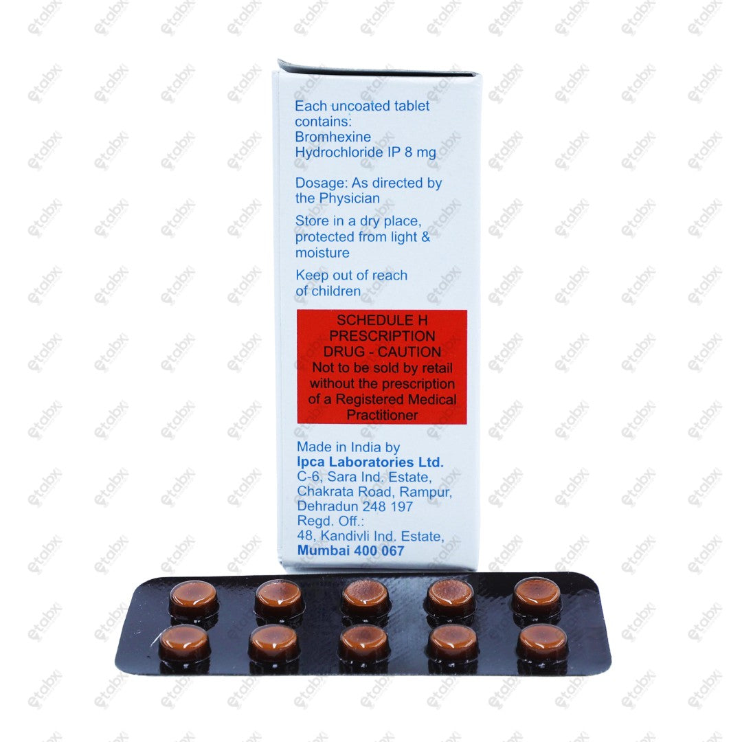 BROMHEXINE Tablets (10's)