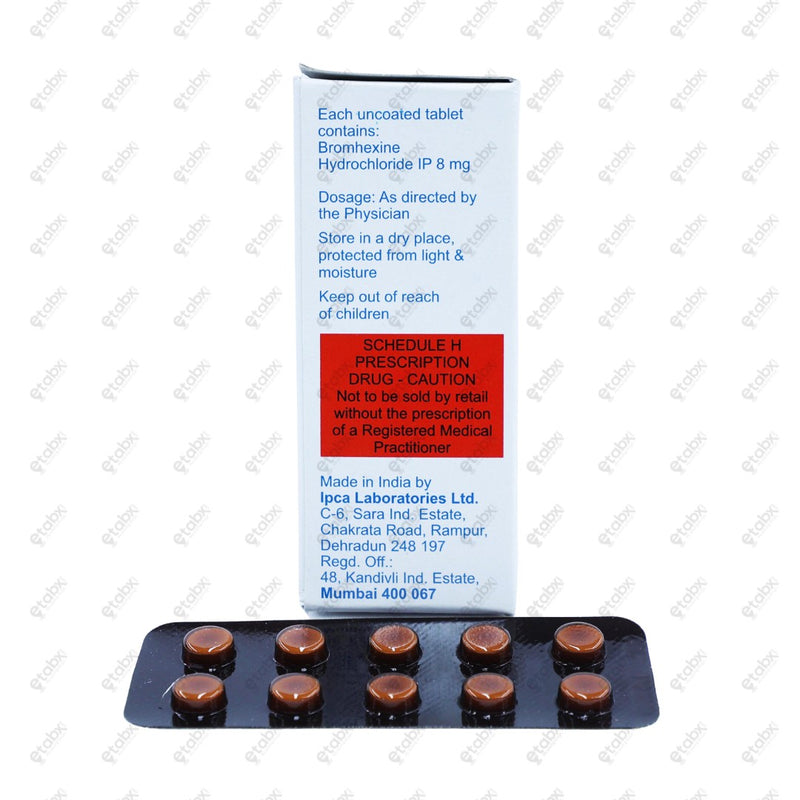 BROMHEXINE Tablets (10's)