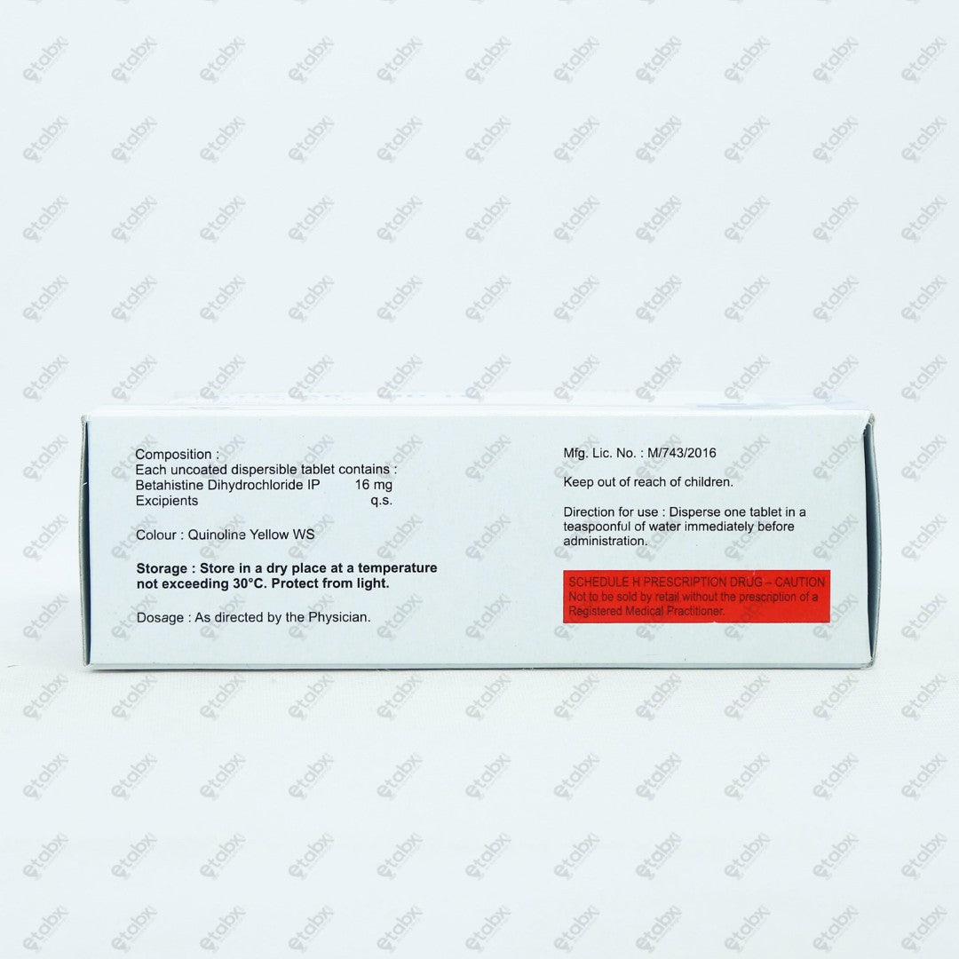 Vertistar MD 16mg Tablet 10's