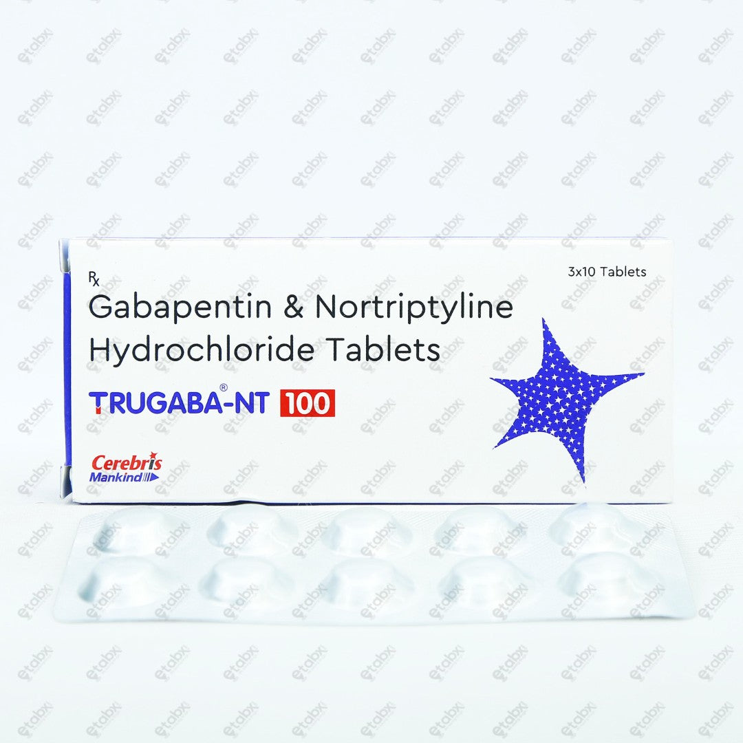 Trugaba NT 100mg Tablet 10's
