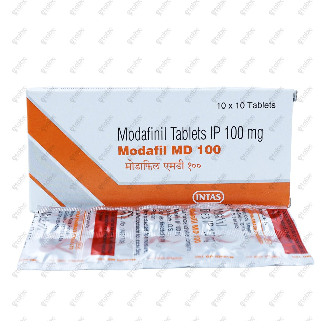MODAFIL MD 100 Tablets (10's)