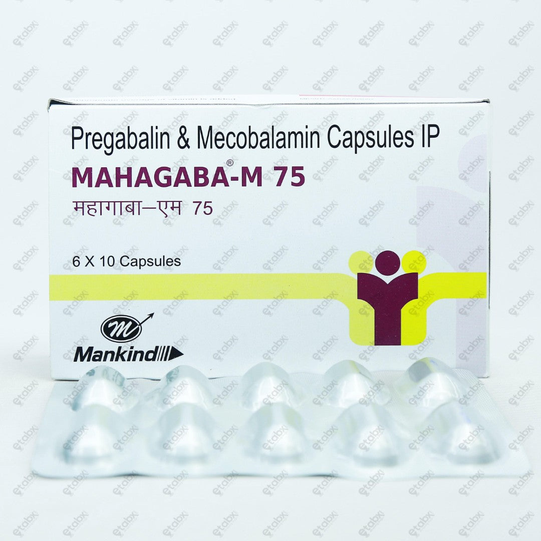 Mahagaba M 75MG Capsules 10's